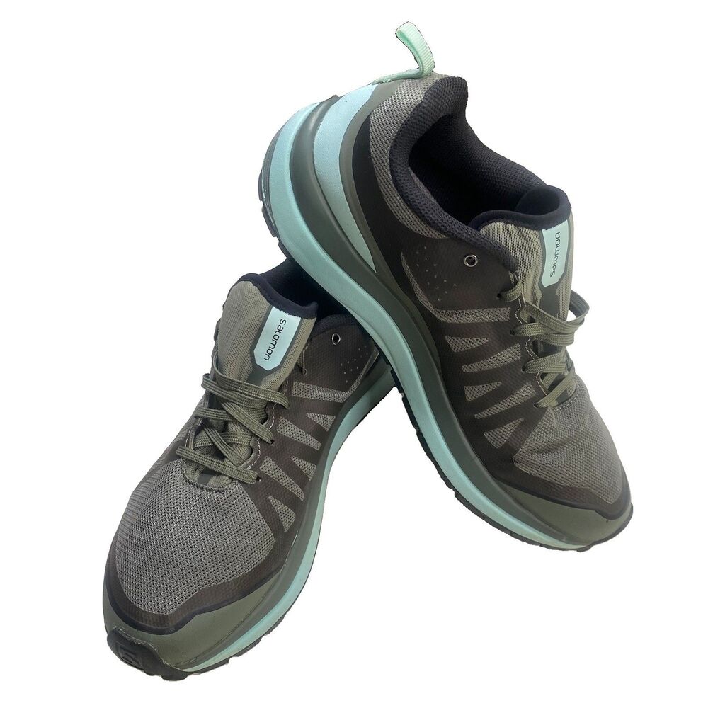 Salomon Odyssey Pro Women's Hiking Trail Shoes Castor Gray Blue Size US 9
